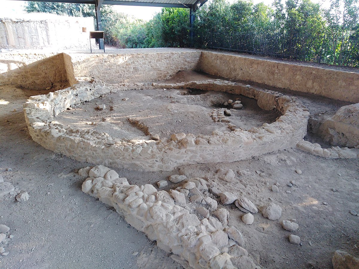image Replica of ancient Chalcolithic roundhouse completed