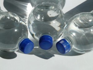 6 plastic bottles