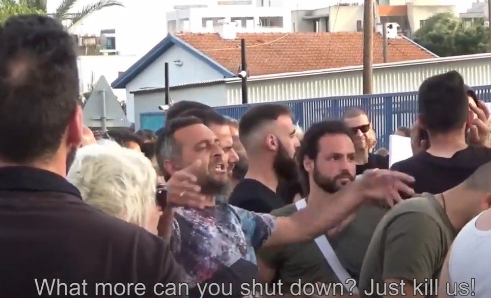 image Coronavirus: Pre-lockdown protest (Video)