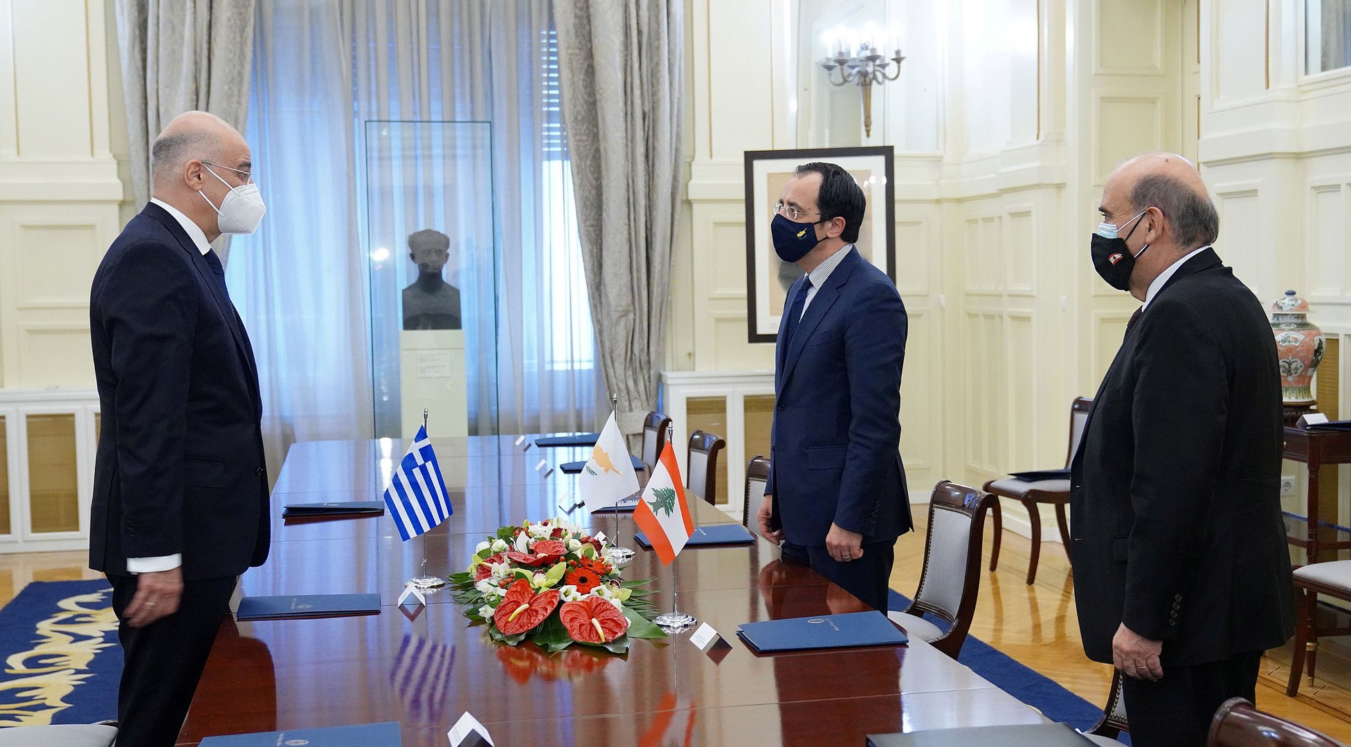 image Cyprus, Greece and Lebanon discuss deepening of relations