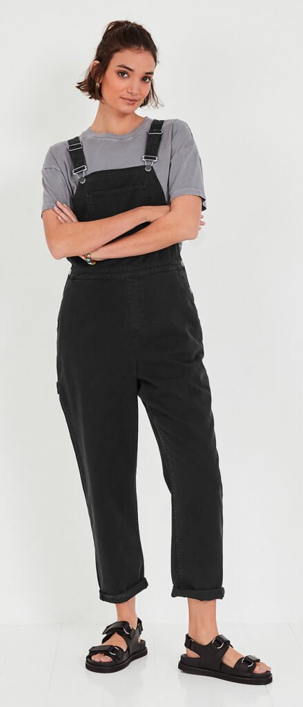 fashion3 hush brier cotton twill dungarees