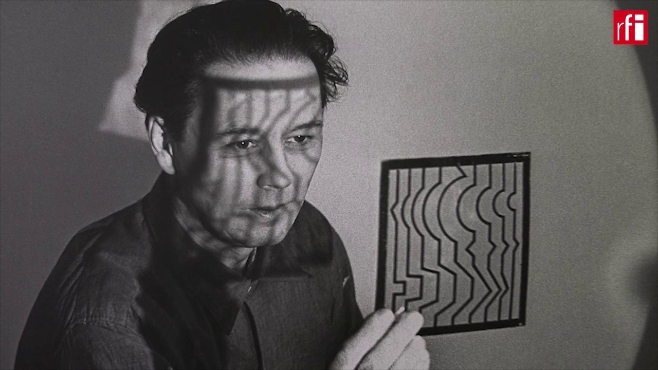 image Foreshadowing digital art: Victor Vasarely&#8217;s visual inventions