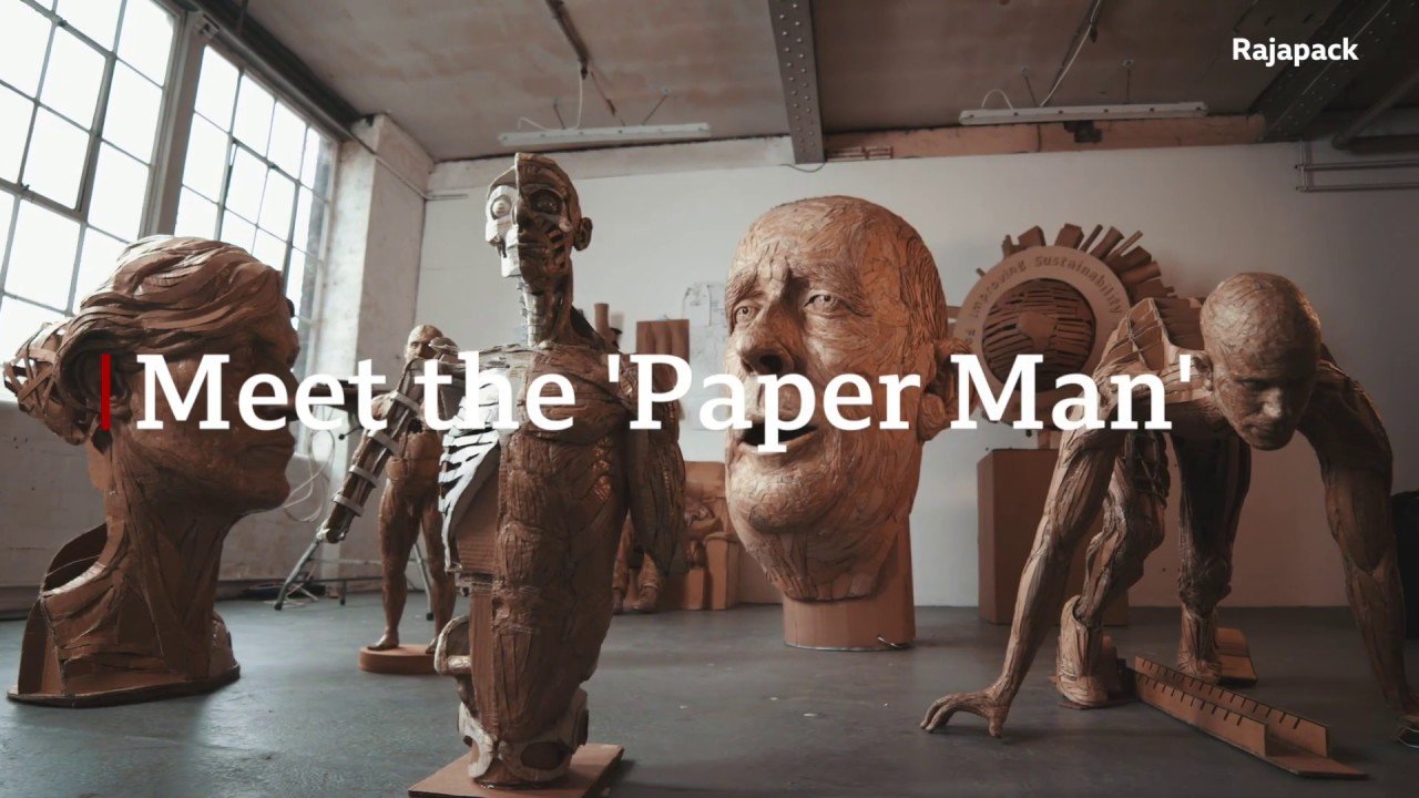 image Cardboard epiphanies: the paper sculptures of James Lake