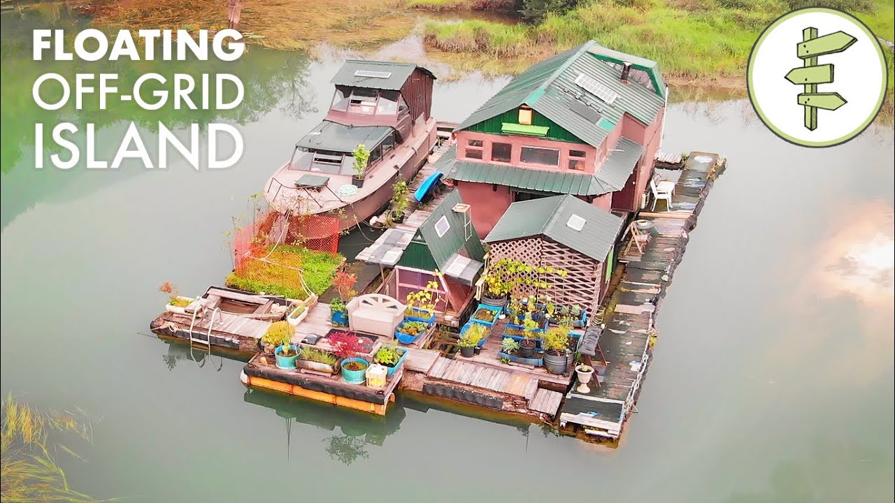 image Living off-grid on a self-built, island homestead