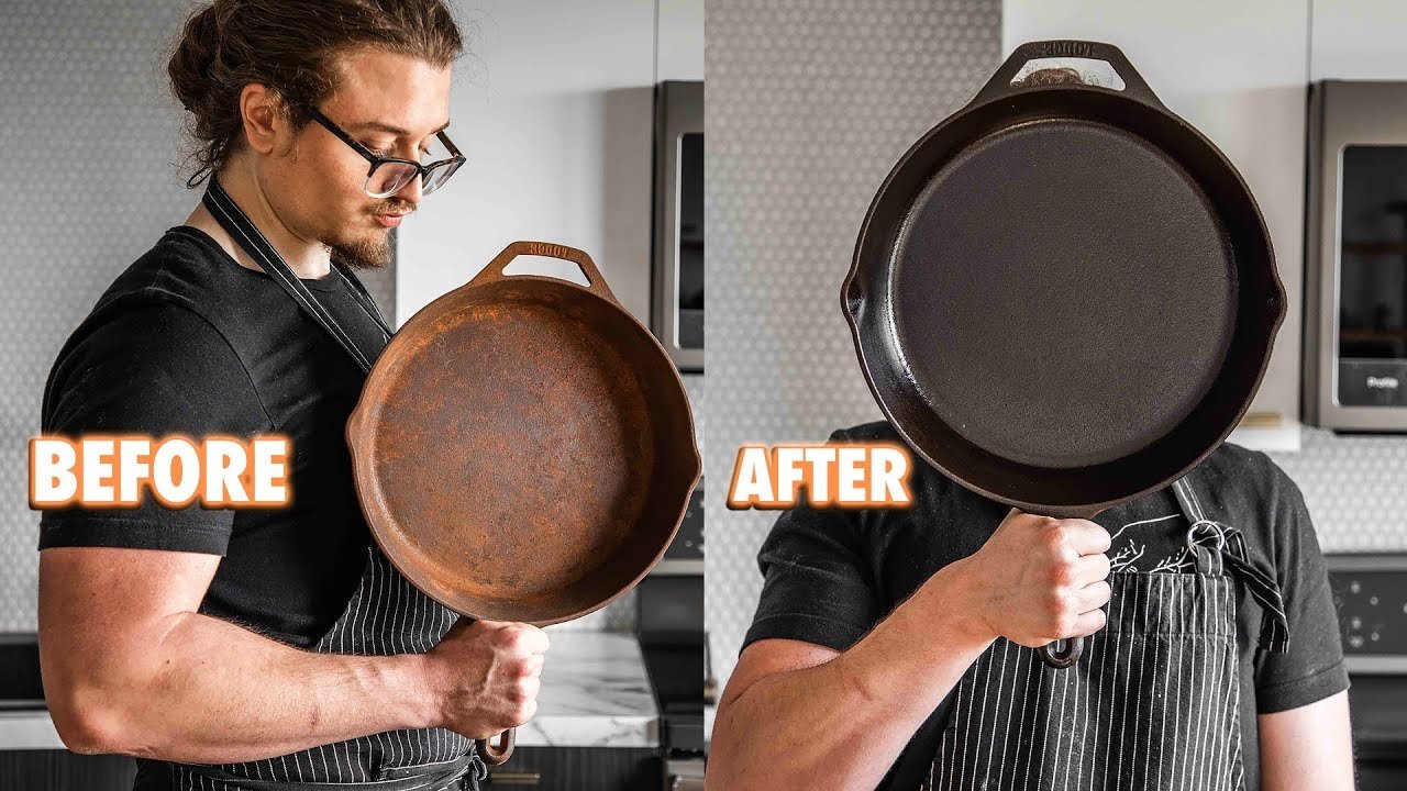 image How to season and restore cast-iron kitchenware