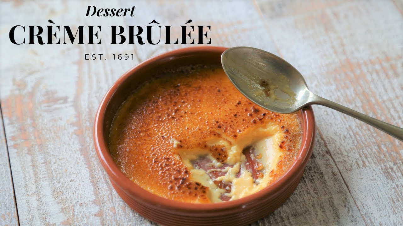 image TGIF: how to make a classic French Crème Brûlée