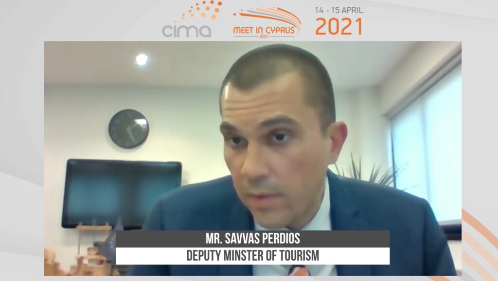 perdios deputy ministry of tourism meet in cyprus cyprus mail