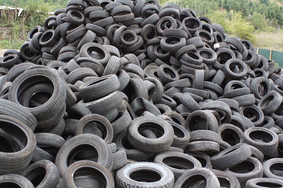 image Huge quantities of dangerous used tyres left unprocessed