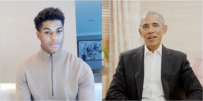 image Rashford has ‘surreal’ talk with Barack Obama