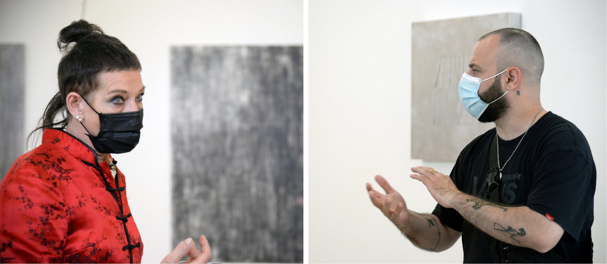 image Artists talk at KunstRaumGoethe