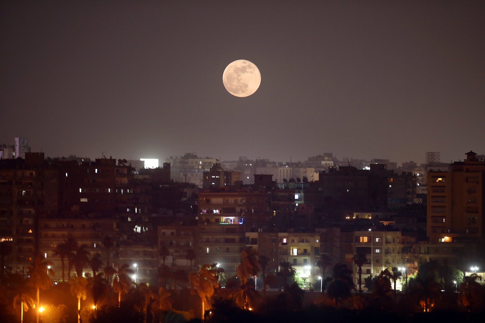 egypt cairo super moon