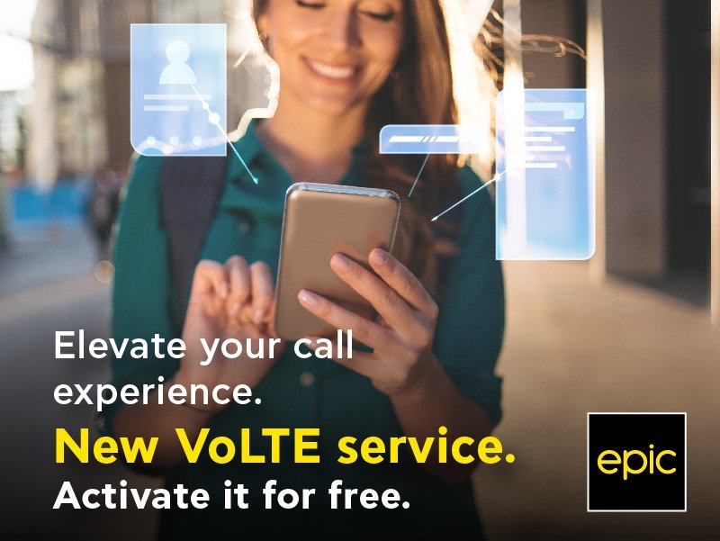 cover Elevate your call experience with Epic&#8217;s VoLTE technology