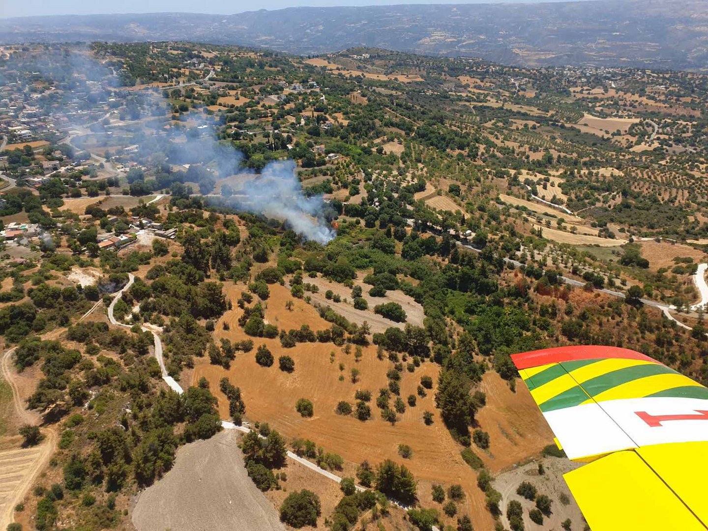 image Fire breaks out in Nicosia rural area