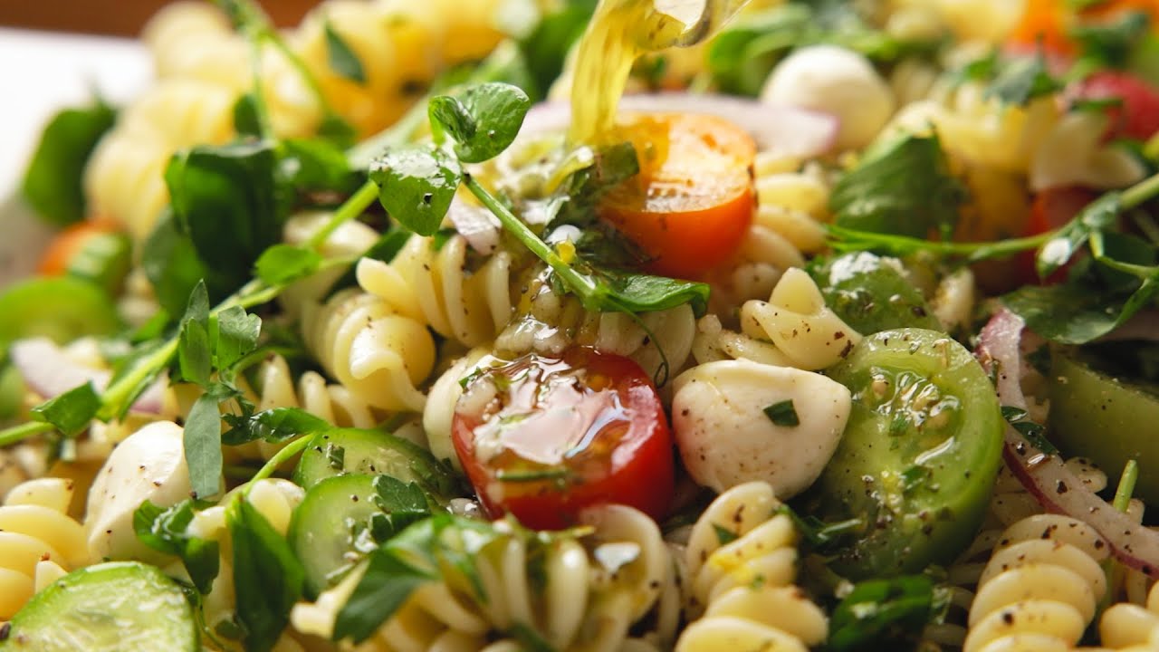 image Easy Pasta Salad with Homemade Italian Dressing