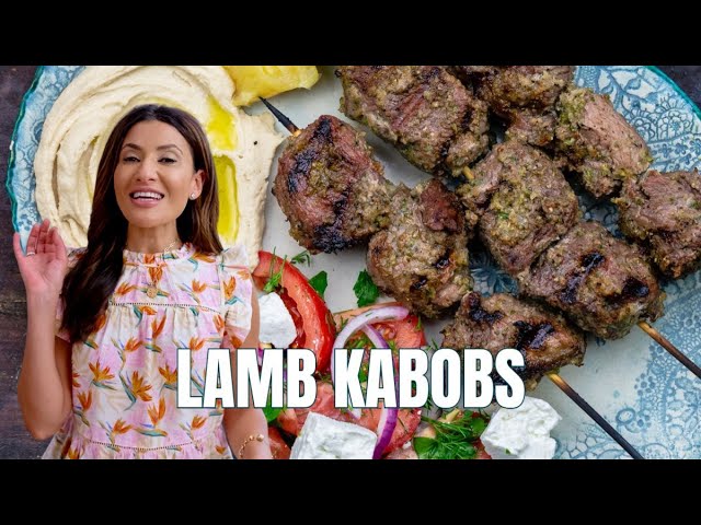 image Marinated, juicy and tender lamb kabobs