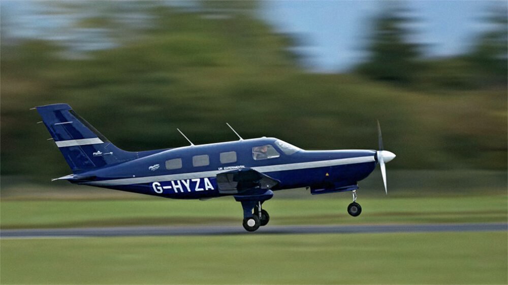 image British Airways-ZeroAvia hydrogen test plane crash lands
