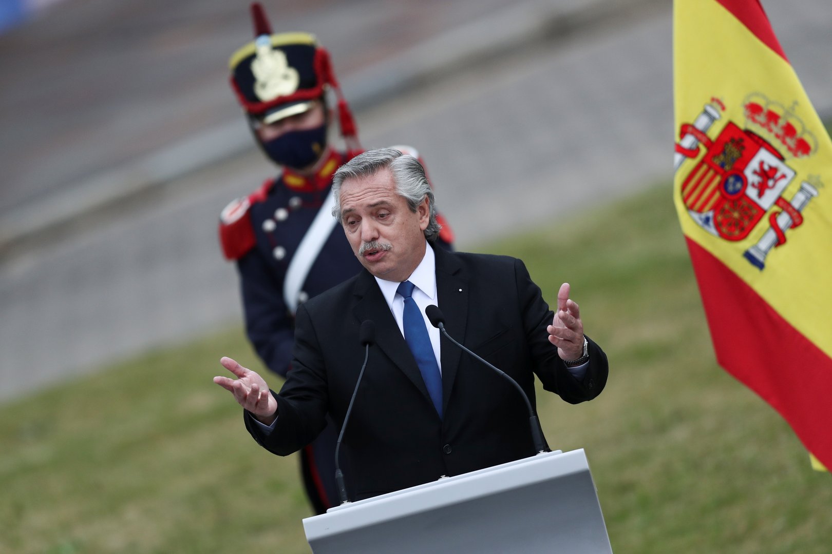 image Argentine president says Brazilians &#8216;came from the jungle&#8217;, sparking uproar