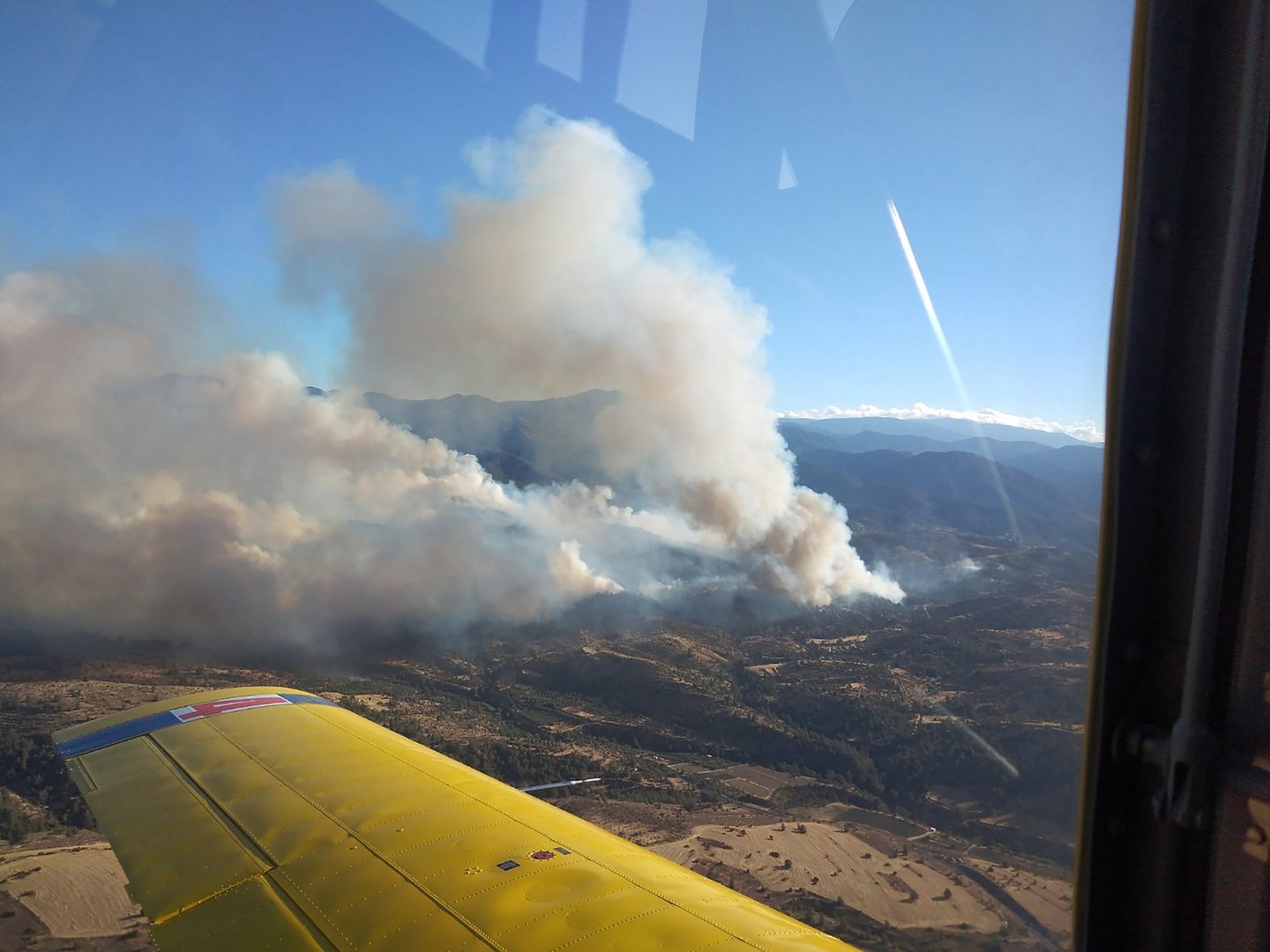 image Fire services battling blaze near Palodia