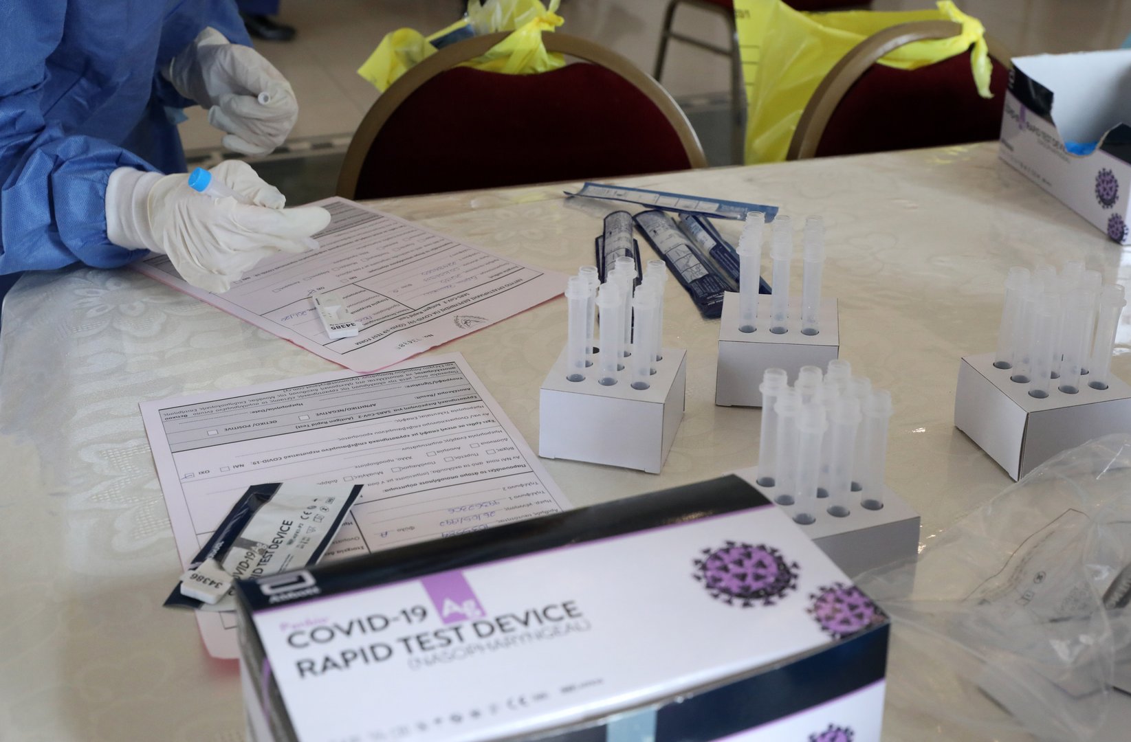 image Coronavirus: Rapid testing sites for Tuesday