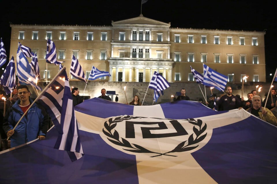comment elam a golden dawn rally in syntagma square in athens, 30 november 2013