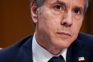 file photo: secretary of state antony blinken testifies before the senate committee on foreign relations in washington, u.s.