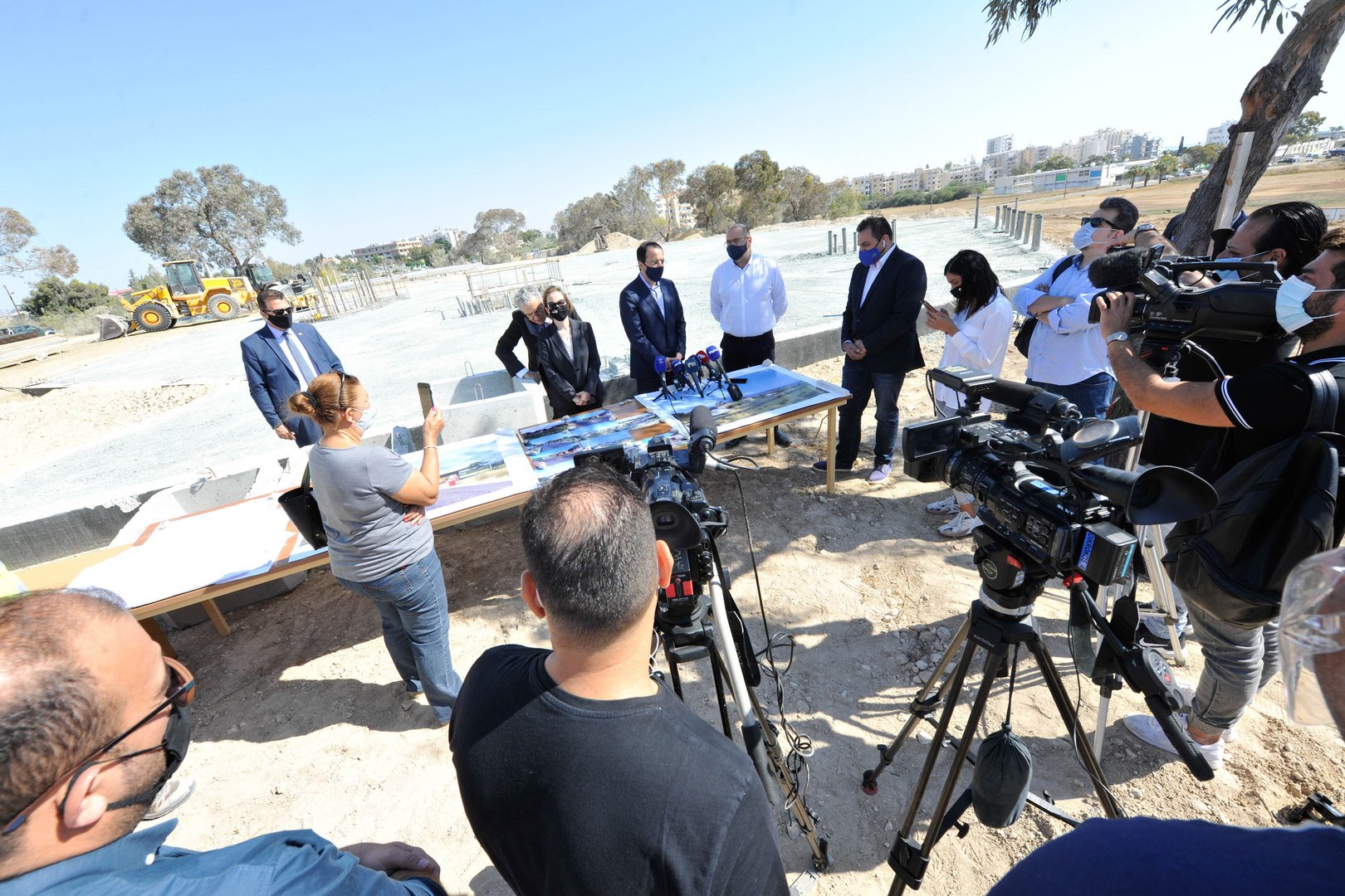image FM, US Ambassador visit CYCLOPS training facility construction site