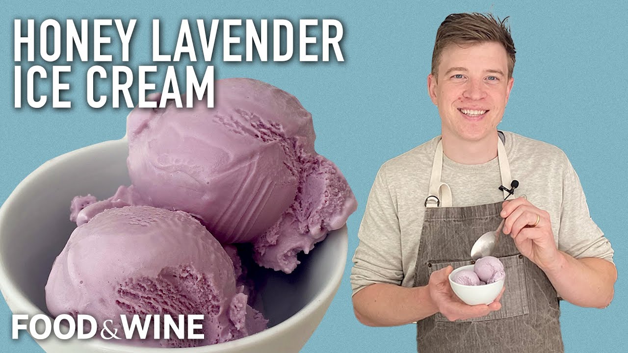 image TGIF: dreamy honey lavender ice cream