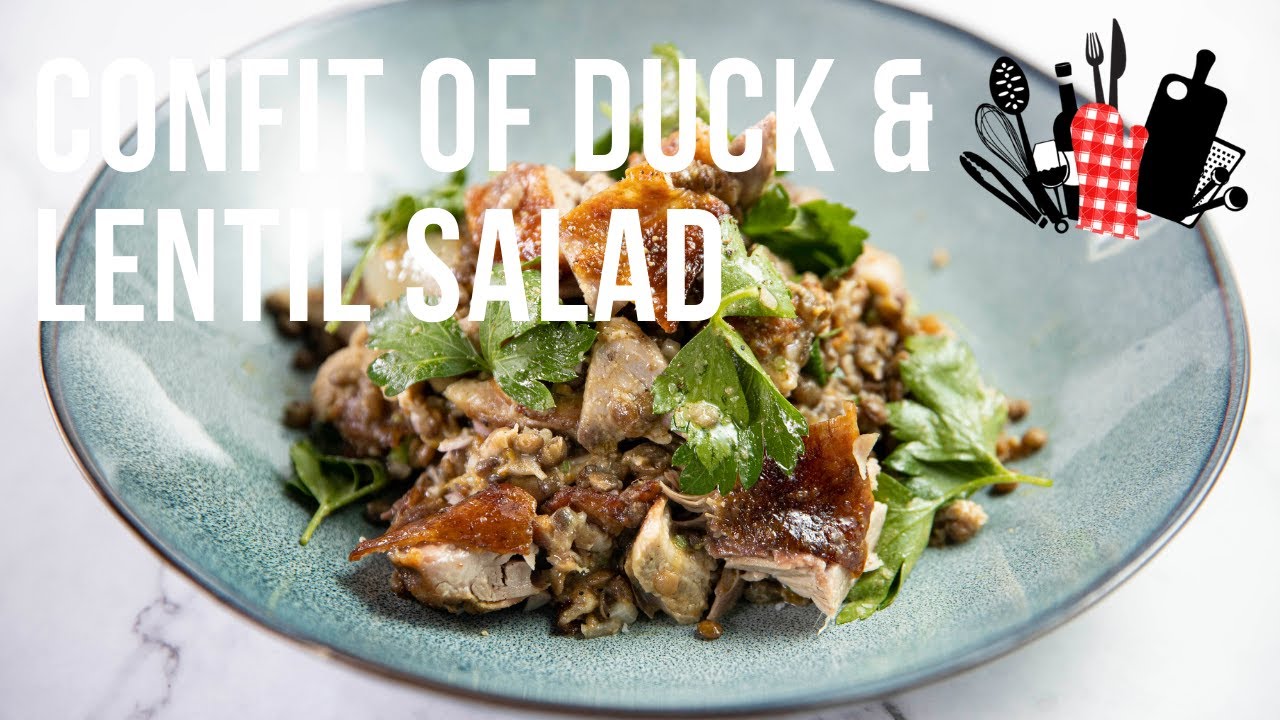 cover Confit of duck and lentil salad