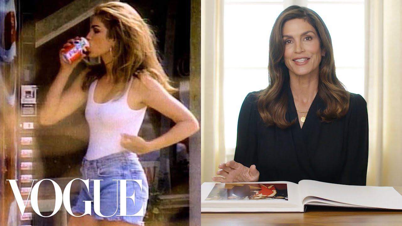 cover Cindy Crawford breaks down 13 looks from 1989 to today