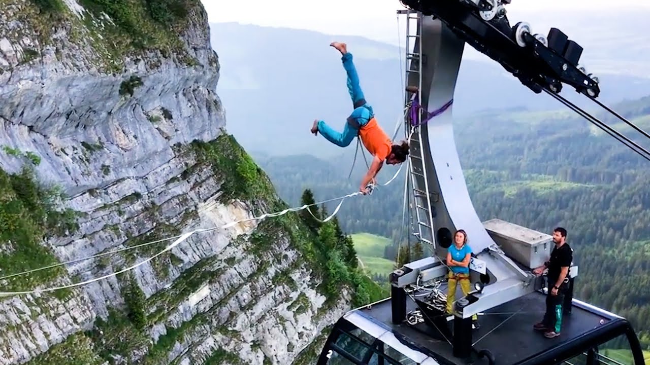 cover Wired for action: slacklining daredevils&#8217; adrenaline acrobatics