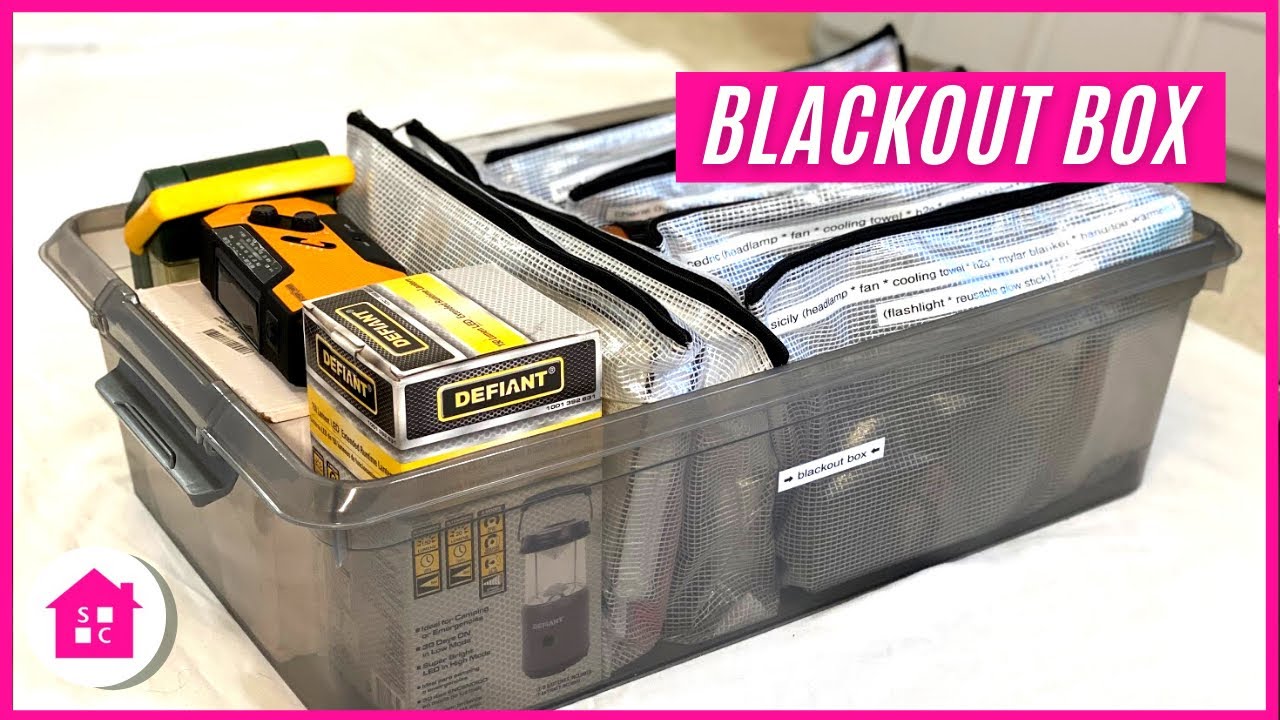 image How to build a black-out box for use during power cuts