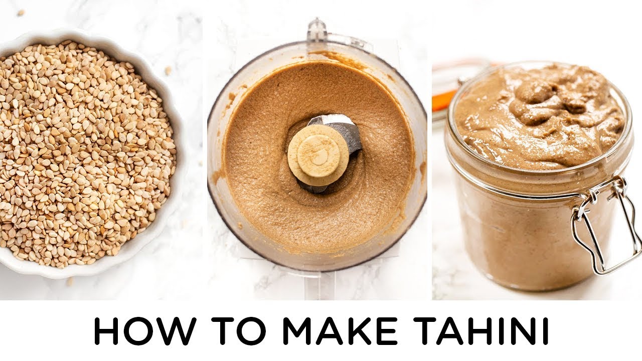 image Creamy, healthy home-made tahini