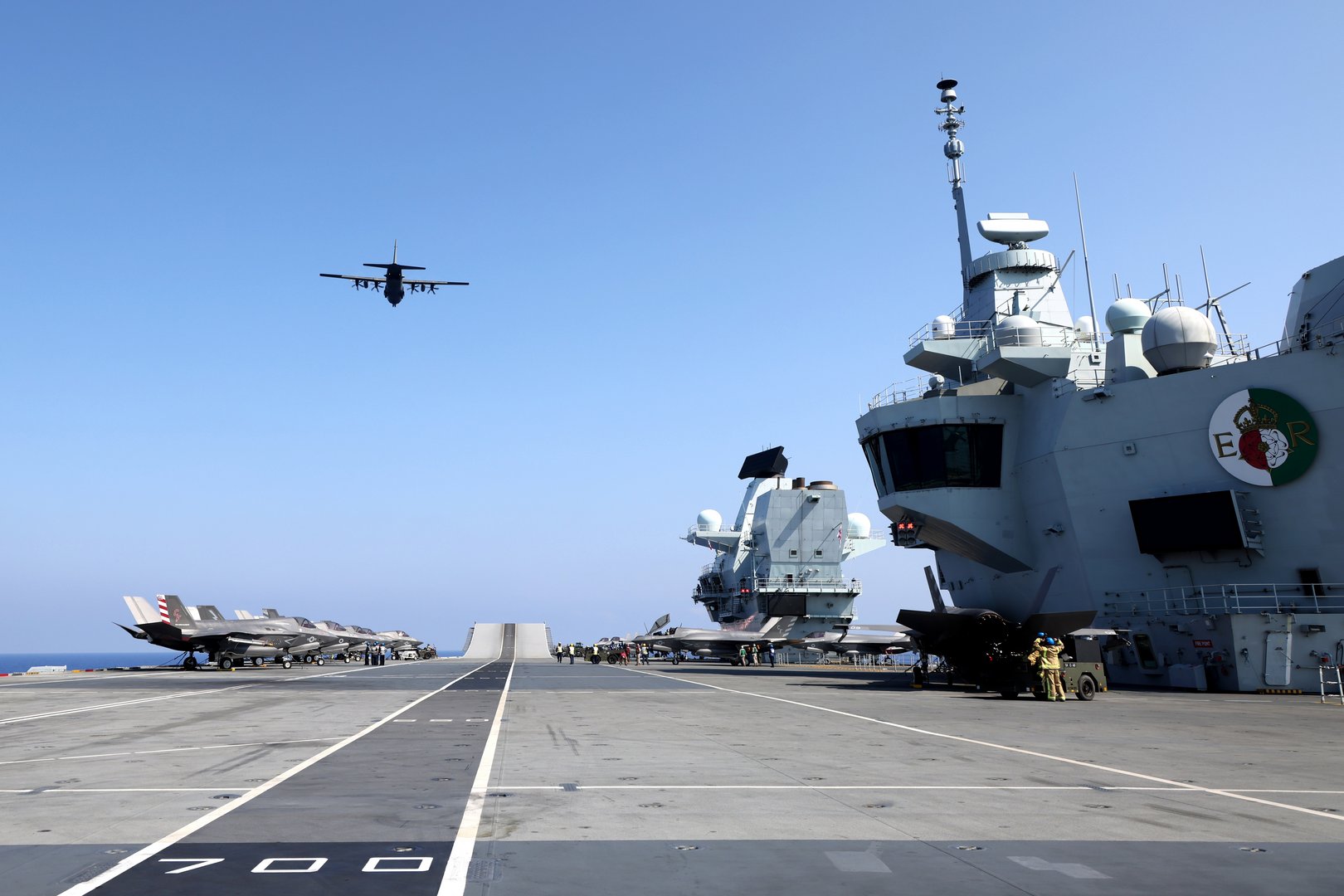 cover Britain’s biggest ever warship to dock at Limassol