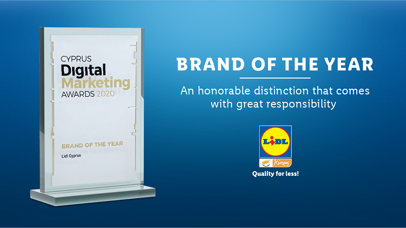 image Lidl Cyprus named Brand Of The Year!
