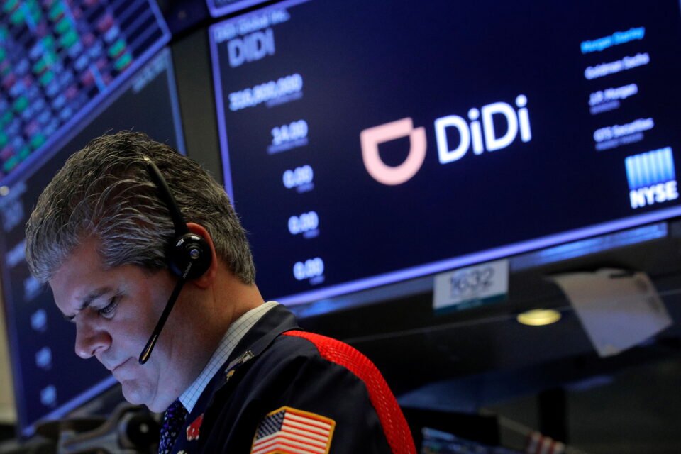 china's didi global inc. debuts on new york stock exchange