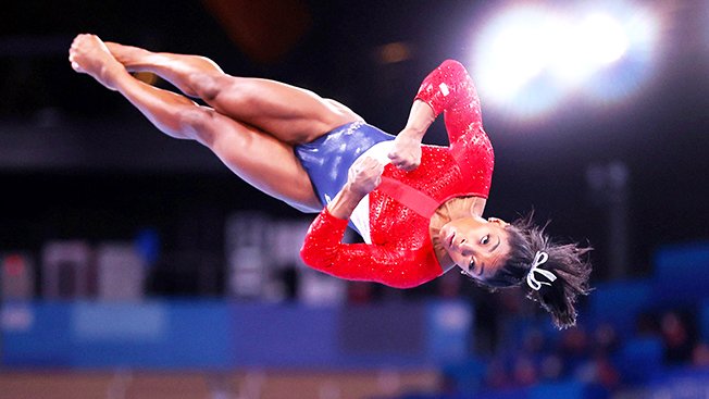 image Biles out of team event as Russians beat US to gold