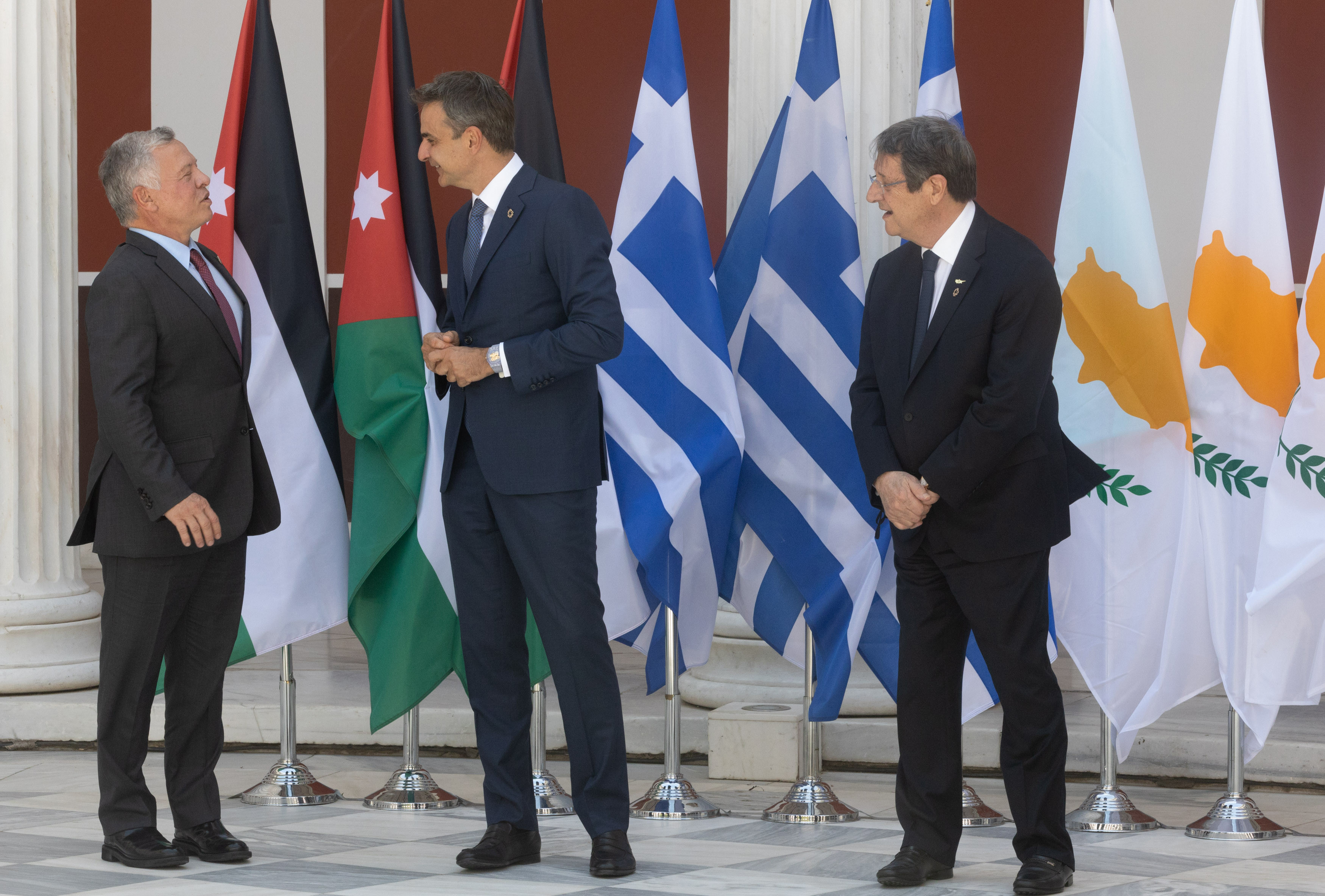 image Trilateral summit praises strengthened Greece-Cyprus-Jordan ties (Updated)