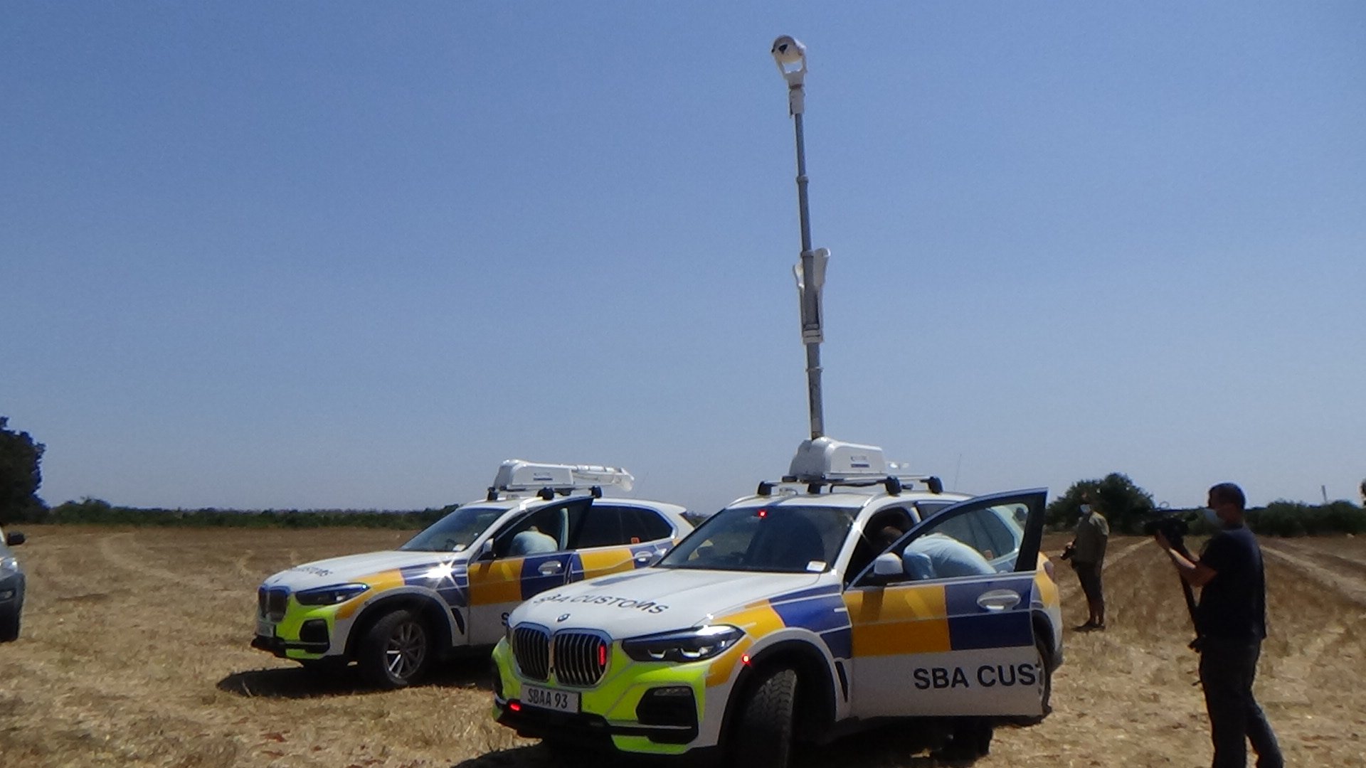 cover British bases on the look out for smugglers and migrants