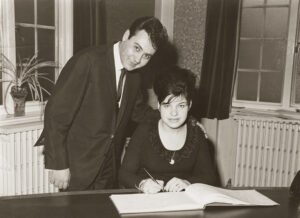 feature32 soulla's mum and dad, registry office, london, 1966
