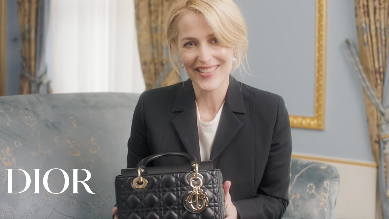 In the bag: Gillian Anderson reveals the contents of her 'Lady Dior ...
