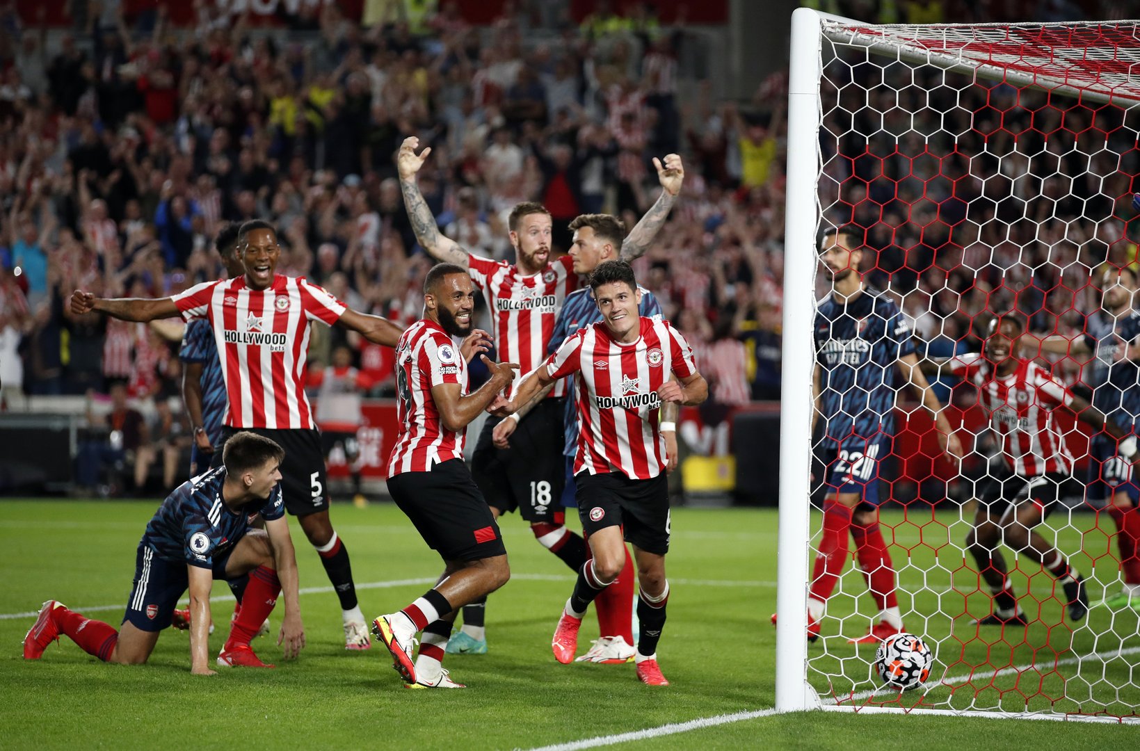 image Brentford beat Arsenal 2-0 for dream start to Premier League life