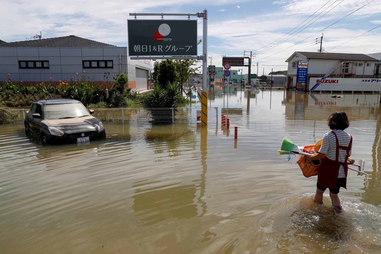 image Torrential rain lashes Japan, three feared dead after landslide