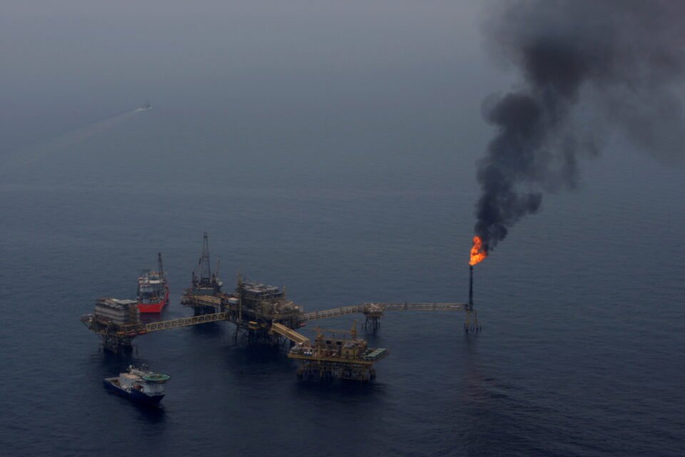 file photo: pemex oil platform "ku maloob zaap" in the bay of campeche, mexico