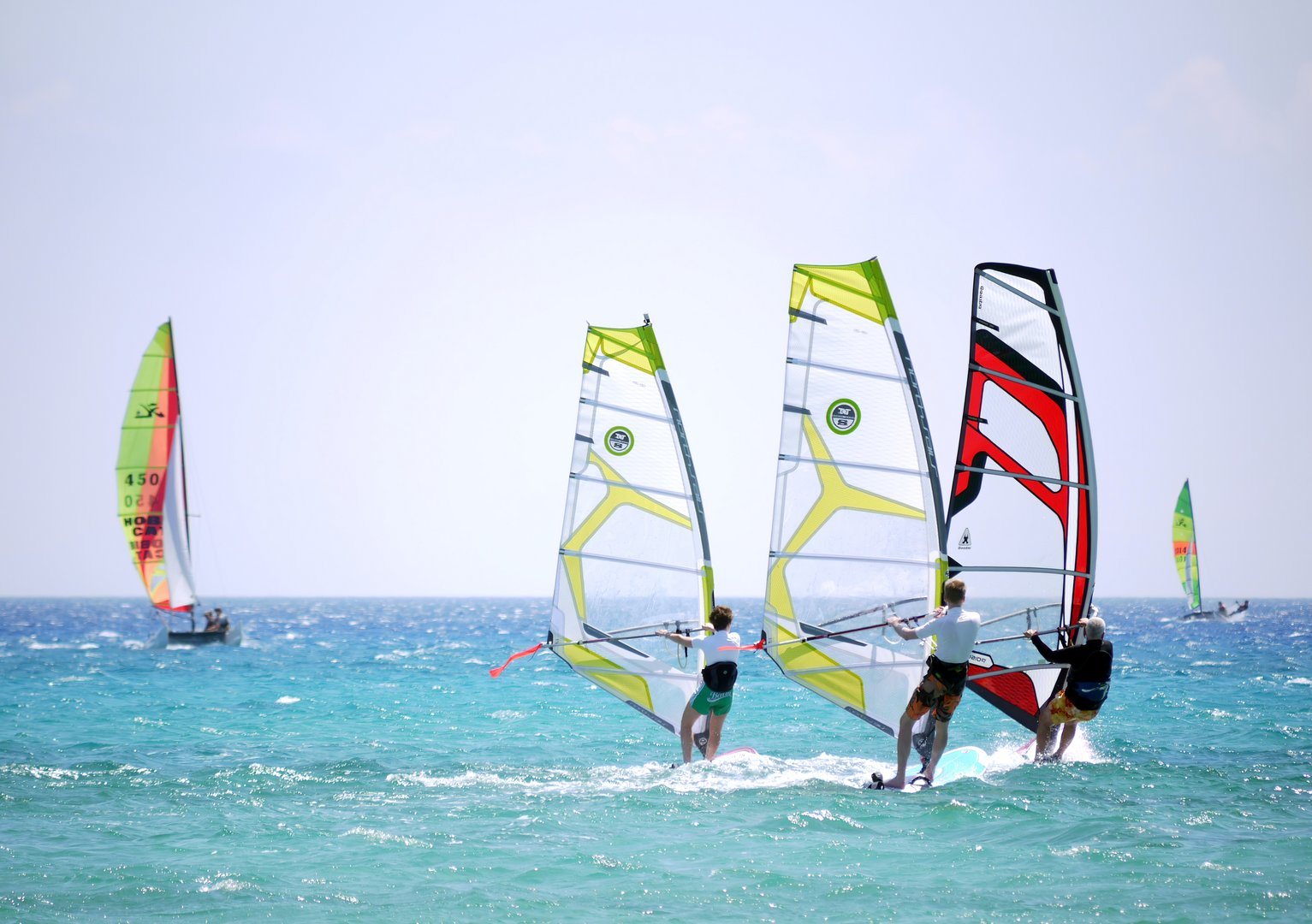 image Hit the waves and learn to windsurf