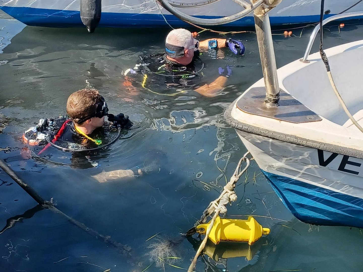 image 200 kilos of rubbish collected from seabed, beach in Dhekelia area