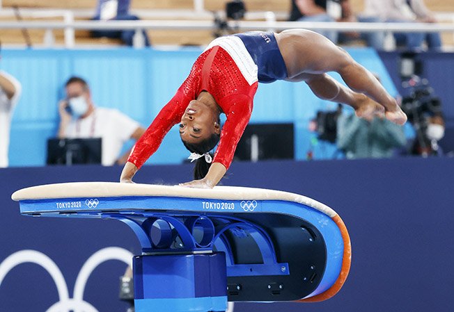 image Biles back in Olympic spotlight, Belarus star fears for her life