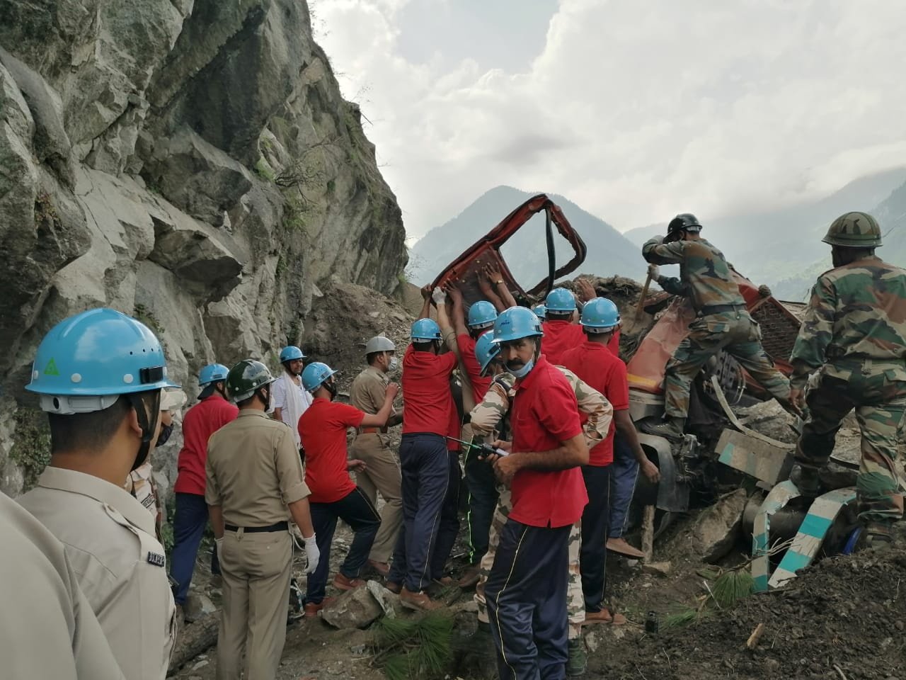 image 10 dead, dozens trapped after landslide in India&#8217;s Himalayas &#8211; officials (Update)