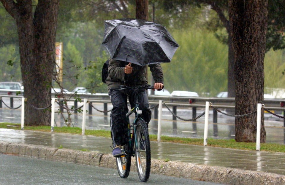 rain on bike umbrella