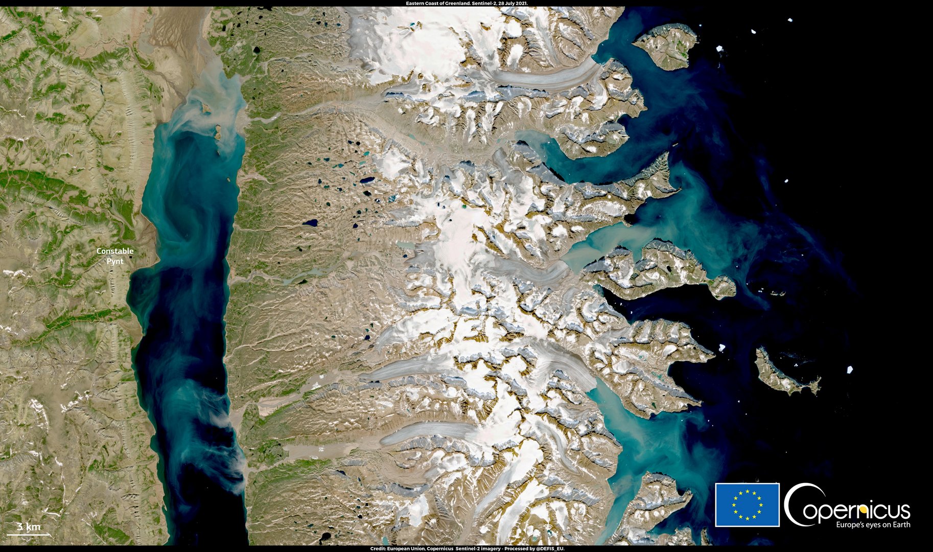 image Greenland experiences &#8216;massive&#8217; ice melt, scientists say