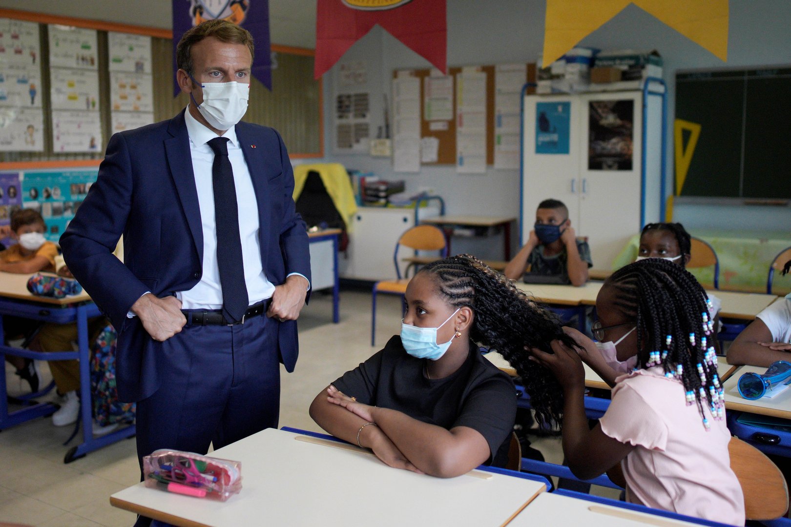 image Get vaccinated, French pupils told as they go back to school